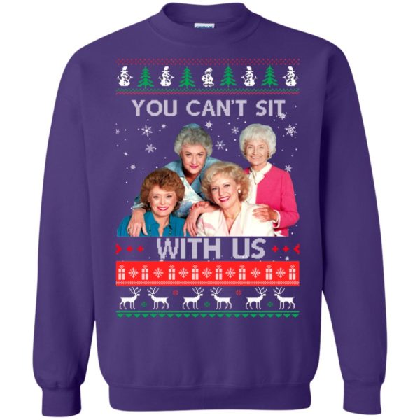 image 719 600x600px The Golden Girls: You Can't Sit With Us Ugly Christmas Sweater