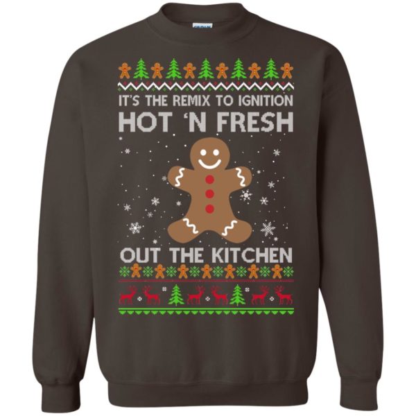 image 742 600x600px It's The Remix To Ignition Hot 'N Fresh Out The Kitchen Christmas Sweater