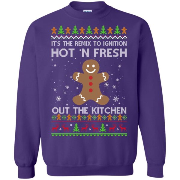 image 743 600x600px It's The Remix To Ignition Hot 'N Fresh Out The Kitchen Christmas Sweater
