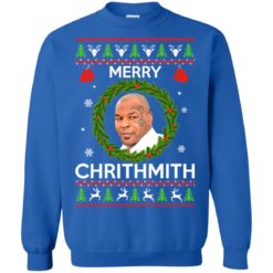 image 845 247x247px Mike Tyson Christmas Sweater Merry Chrithmith Sweatshirt