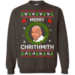 image 846 247x247px Mike Tyson Christmas Sweater Merry Chrithmith Sweatshirt