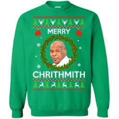 image 848 247x247px Mike Tyson Christmas Sweater Merry Chrithmith Sweatshirt