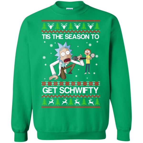 image 856 600x600px Rick and Morty: Tis The Season To Get Schwifty Christmas Sweater