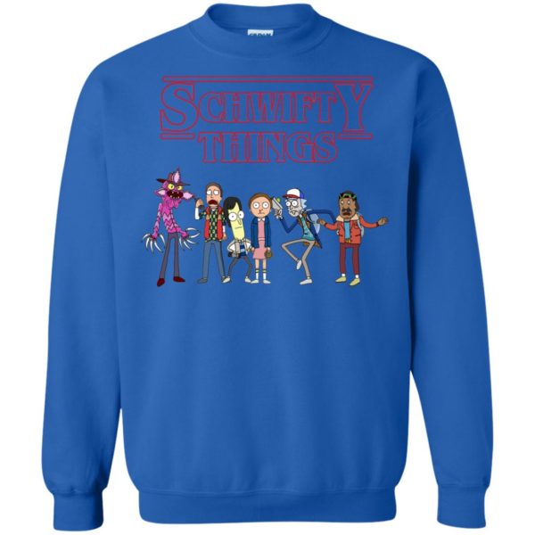 image 861 600x600px Schwifty Things Stranger Things ft Rick and Morty Sweater