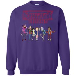 image 863 247x247px Schwifty Things Stranger Things ft Rick and Morty Sweater