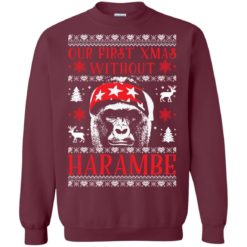 image 874 247x247px Our First Xmas Without Harambe Christmas Sweater