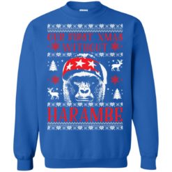 image 877 247x247px Our First Xmas Without Harambe Christmas Sweater