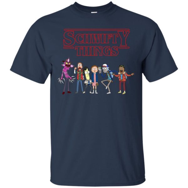 image 890 600x600px Schwifty Things Stranger Things vs Rick and Morty T Shirts, Hoodies, Tank Top