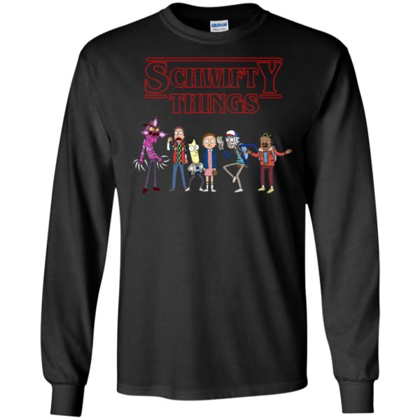image 893 600x600px Schwifty Things Stranger Things vs Rick and Morty T Shirts, Hoodies, Tank Top