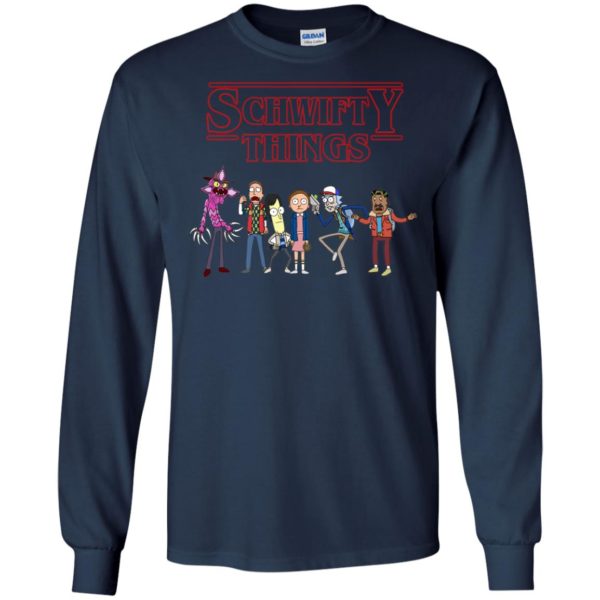 image 894 600x600px Schwifty Things Stranger Things vs Rick and Morty T Shirts, Hoodies, Tank Top