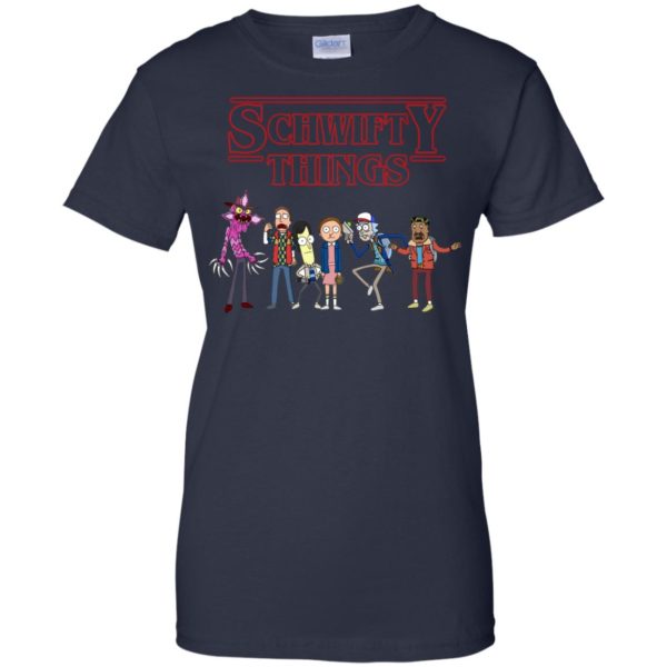 image 900 600x600px Schwifty Things Stranger Things vs Rick and Morty T Shirts, Hoodies, Tank Top