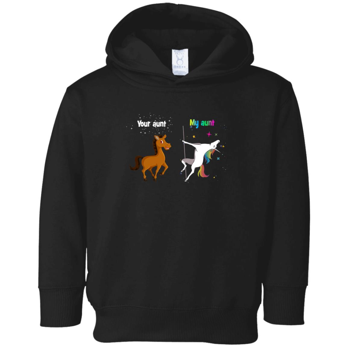 My aunt unicorn vs your aunt horse youth t-shirt