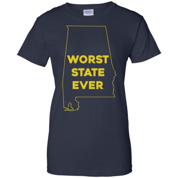 image 996 600x600px Alabama Worst State Ever T Shirts, Hoodies, Tank
