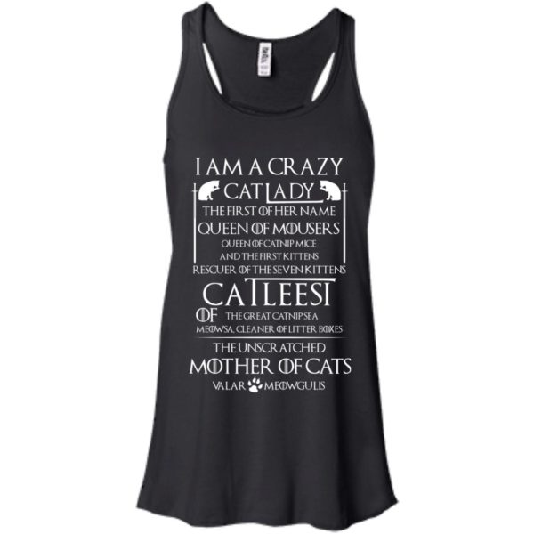 image 61 600x600px Game Of Thrones: I Am A Crazy Cat Lady T Shirts, Tank Top, Sweatshirt