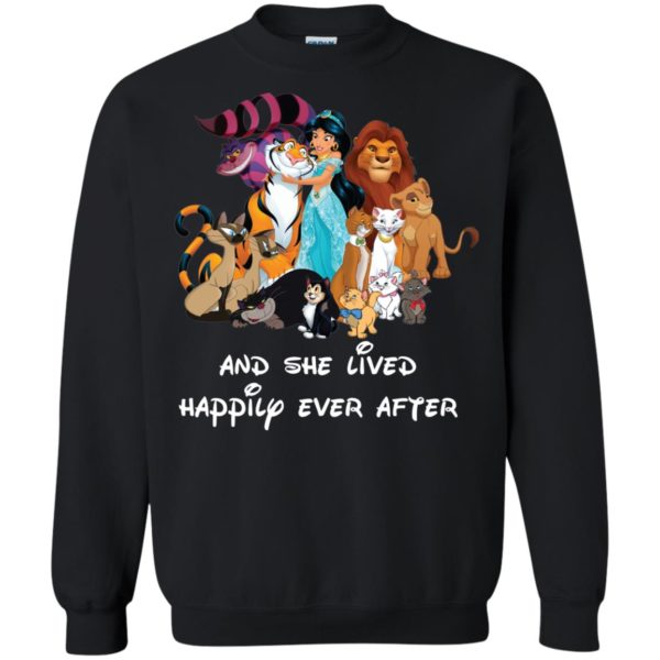 image 56 600x600px Disney shirt: And she lived happily ever after t shirt