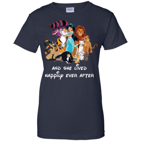 image 59 600x600px Disney shirt: And she lived happily ever after t shirt
