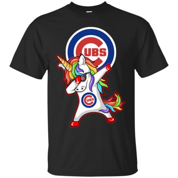 image 375 600x600px Chicago Cubs Unicorn Dabbing T Shirts, Hoodies, Tank Top