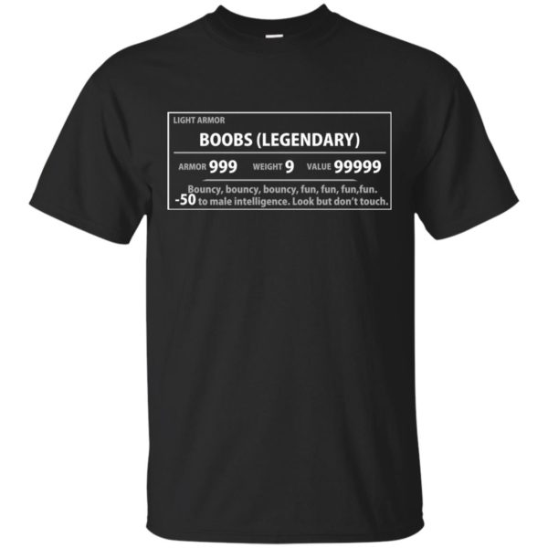 image 387 600x600px Light Armor Boobs Legendary Armor 999 Weight 9 Value 99999 T Shirts