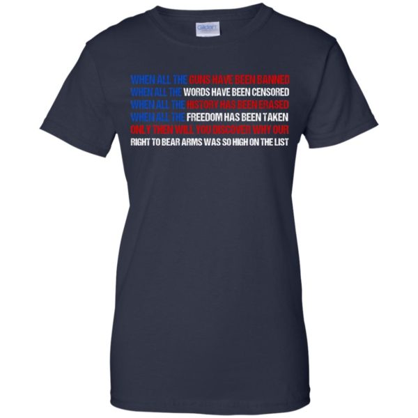 image 452 600x600px When All The Guns Have Been Banned Words Have Been Censored T Shirts
