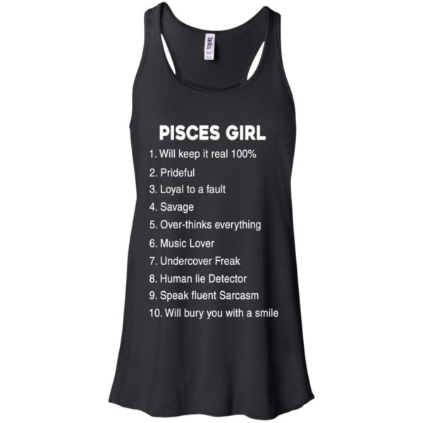 image 121 600x600px Pisces Girl Keep It reall 100, Prideful, Loyal to a fault T Shirts