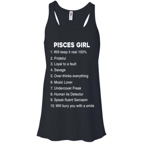 image 122 600x600px Pisces Girl Keep It reall 100, Prideful, Loyal to a fault T Shirts