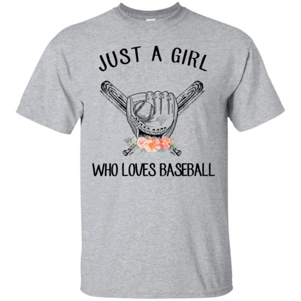 image 131 600x600px Just A Girl Who Loves Baseball T Shirts, Hoodies, Sweatshirt