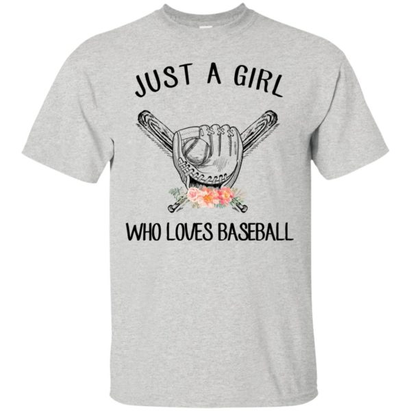 image 132 600x600px Just A Girl Who Loves Baseball T Shirts, Hoodies, Sweatshirt