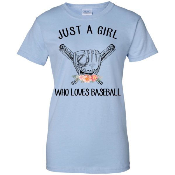 image 142 600x600px Just A Girl Who Loves Baseball T Shirts, Hoodies, Sweatshirt