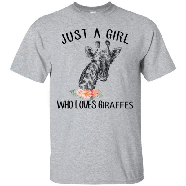 image 143 600x600px Just A Girl Who Loves Giraffes T Shirts, Hoodies, Tank Top