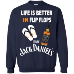 image 228 247x247px Life Is Better In Flip Flops With Jack Daniel's T Shirts, Hoodies