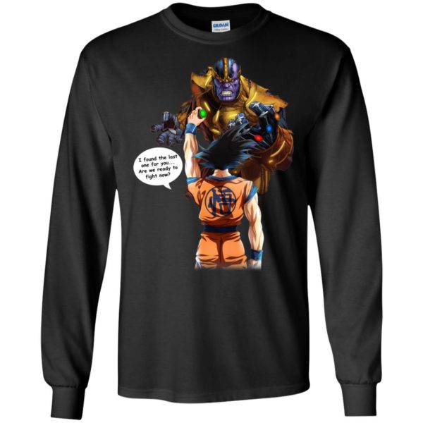 image 40 600x600px Songoku vs Thanos Mashup T Shirts, Hoodies, Tank Top