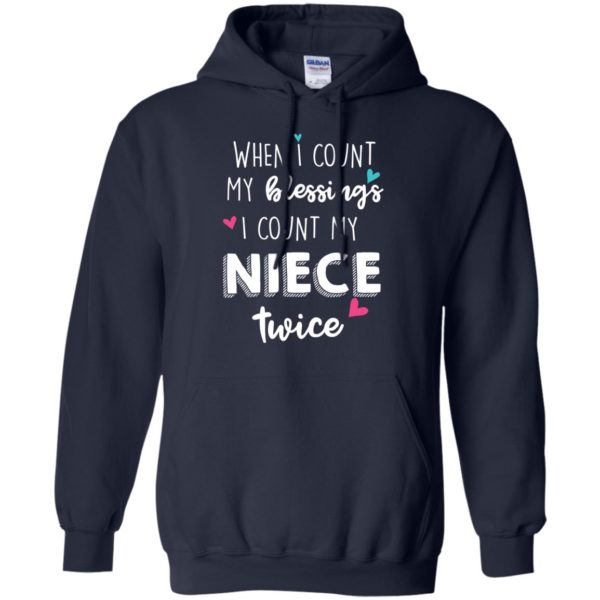 image 66 600x600px When I Count My Blessings I Count My Niece Twice T Shirts