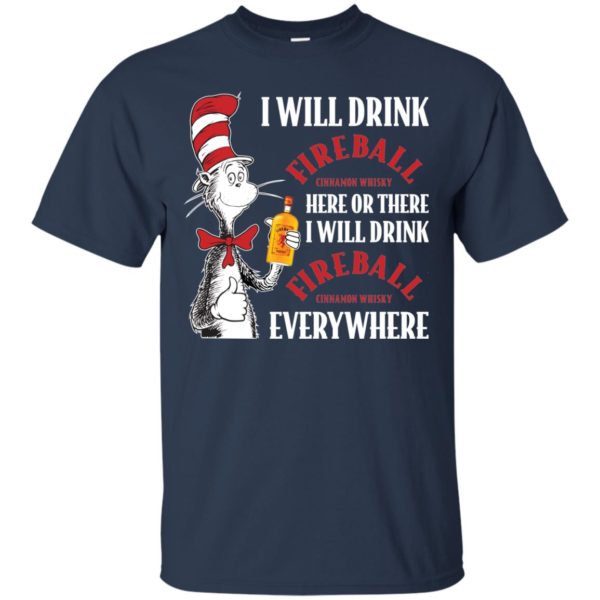 image 96 600x600px I Will Drink Fireball Here or There T Shirts, Hoodies, Tank Top