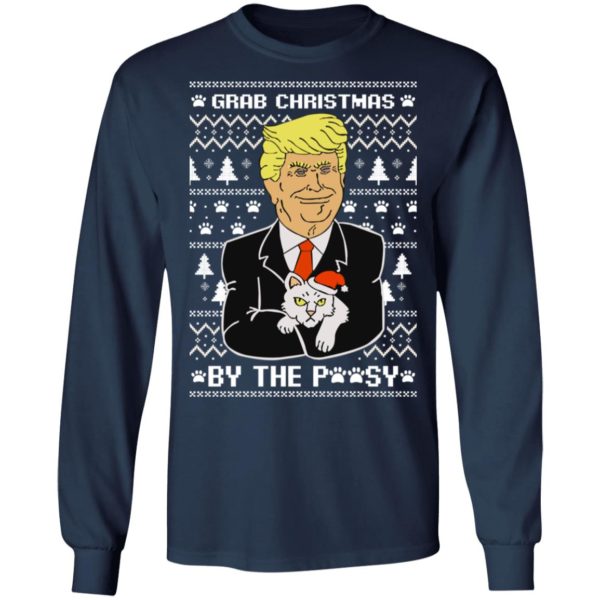 redirect 1333 600x600px Grab Christmas By The Pussycat Funny Donald Trump Shirt