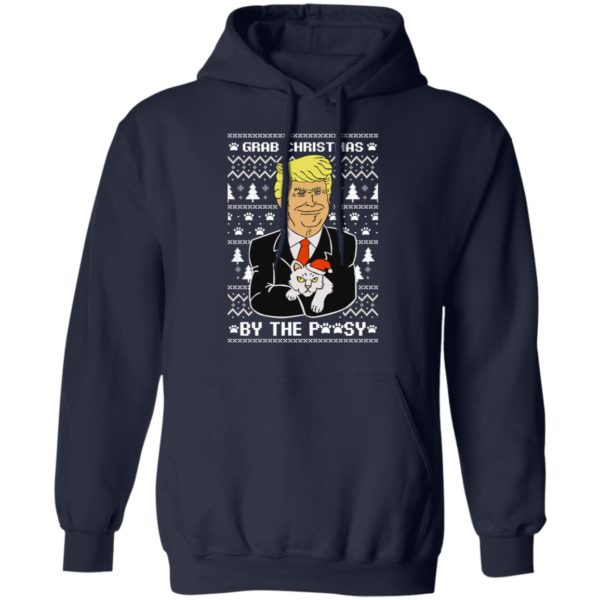 redirect 1335 600x600px Grab Christmas By The Pussycat Funny Donald Trump Shirt