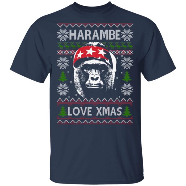 redirect 1380 600x600px Harambe Love Xmas Christmas Shirt