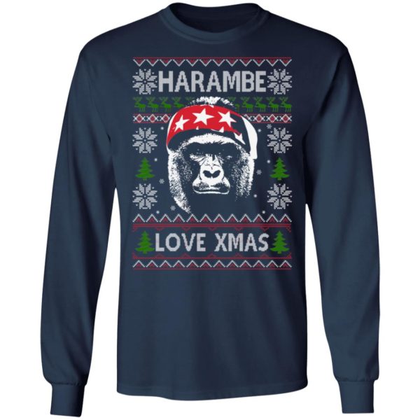 redirect 1383 600x600px Harambe Love Xmas Christmas Shirt