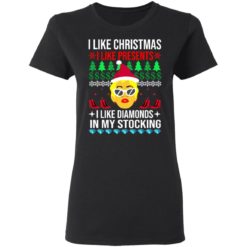 redirect 1530 247x247px I Like Christmas I Like Presents I Like Diamonds Cardi B Christmas Shirt
