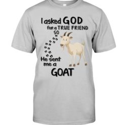 regular 4542 247x247px I Asked God For A True Friend So He Sent Me A Goat Shirt