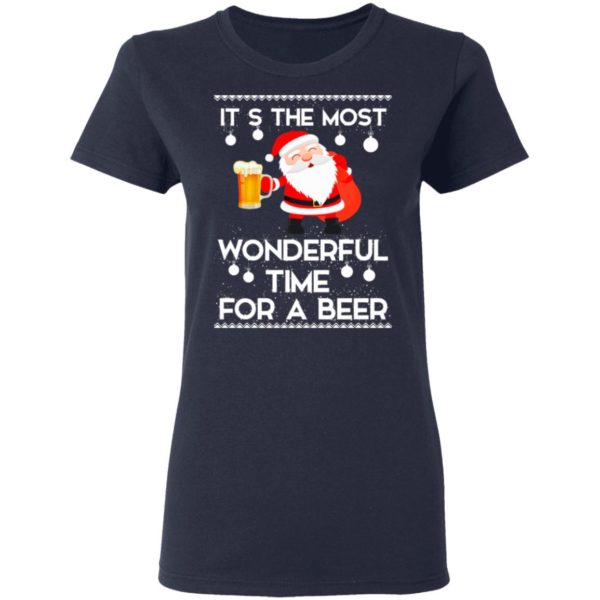redirect 452 2 600x600px Santa It's The Most Wonderful Time Tor A Beer Shirt