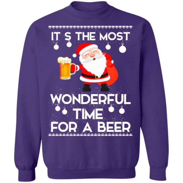 redirect 459 2 600x600px Santa It's The Most Wonderful Time Tor A Beer Shirt