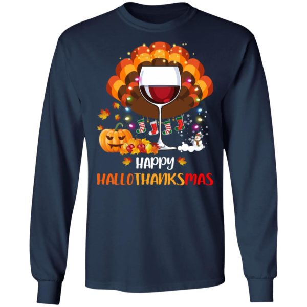 redirect 6 600x600px Halloween vs Thanksgiving | Happy Hallo Thanksmas Shirt