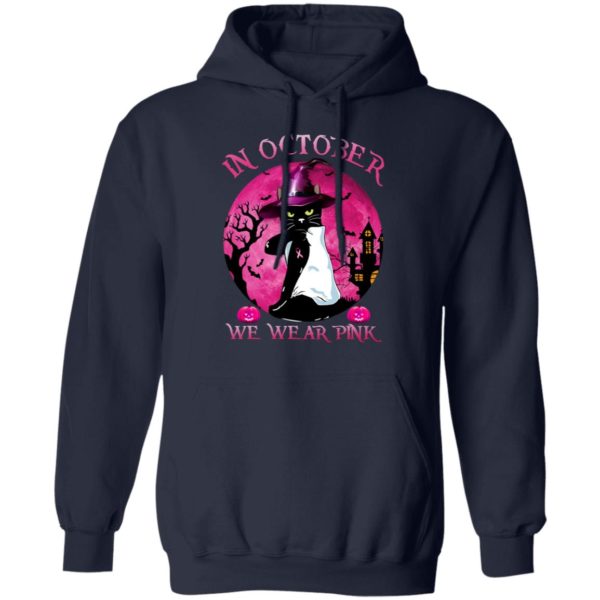 redirect09302021040956 1 600x600px Breast Cancer Black Cat Witch In October We Wear Pink Halloween Shirt