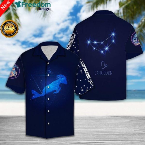 Capricorn Horoscope Hawaiian Shirt | Unisex
