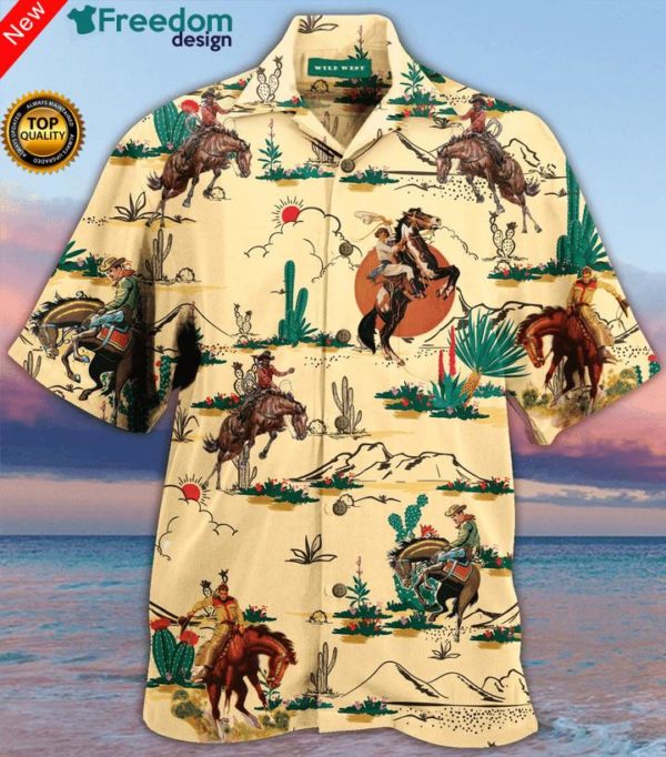 Horse Cowboy Hawaiian Shirt | Unisex
