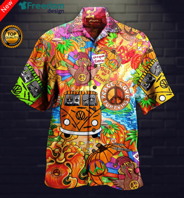Hippie Halloween Hawaiian Shirt | Unisex