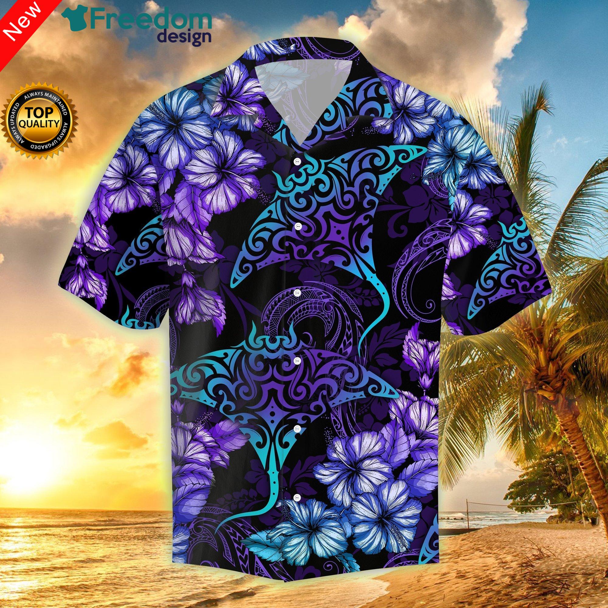 Rays Hibiscus Tropical Hawaiian Shirt | Unisex