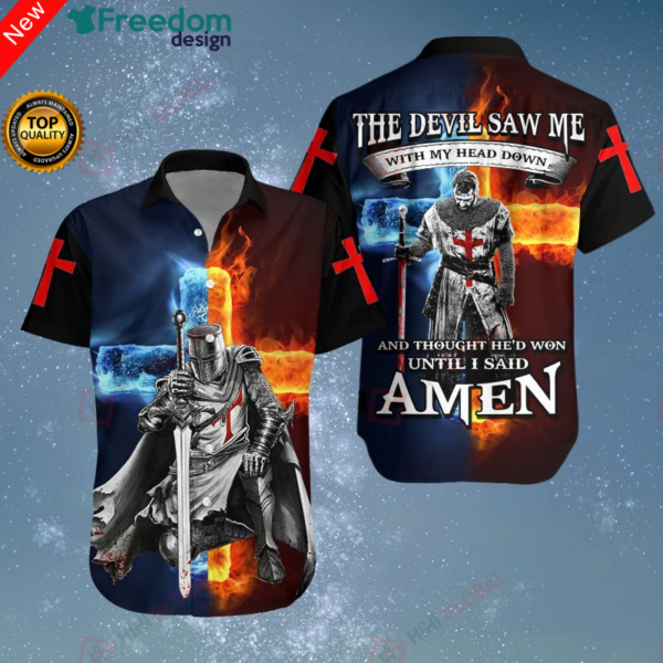 Knight Templar Hawaiian Shirt | Unisex
