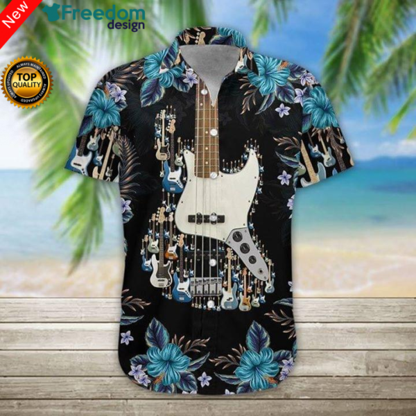 Bass Guitar Hawaiian Shirt | Unisex