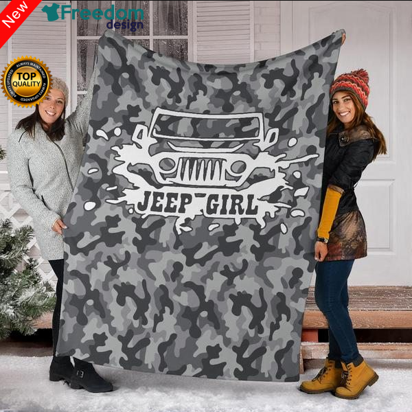 Jeep wrangler Jeep Girl Soft Throw Fleece Blanket